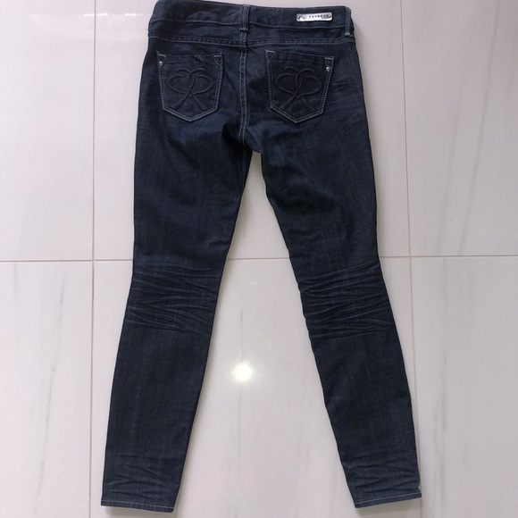 Express Medium Denim Low Rise Ultra Skinny Jeans Size 2 - Picture 4 of 6